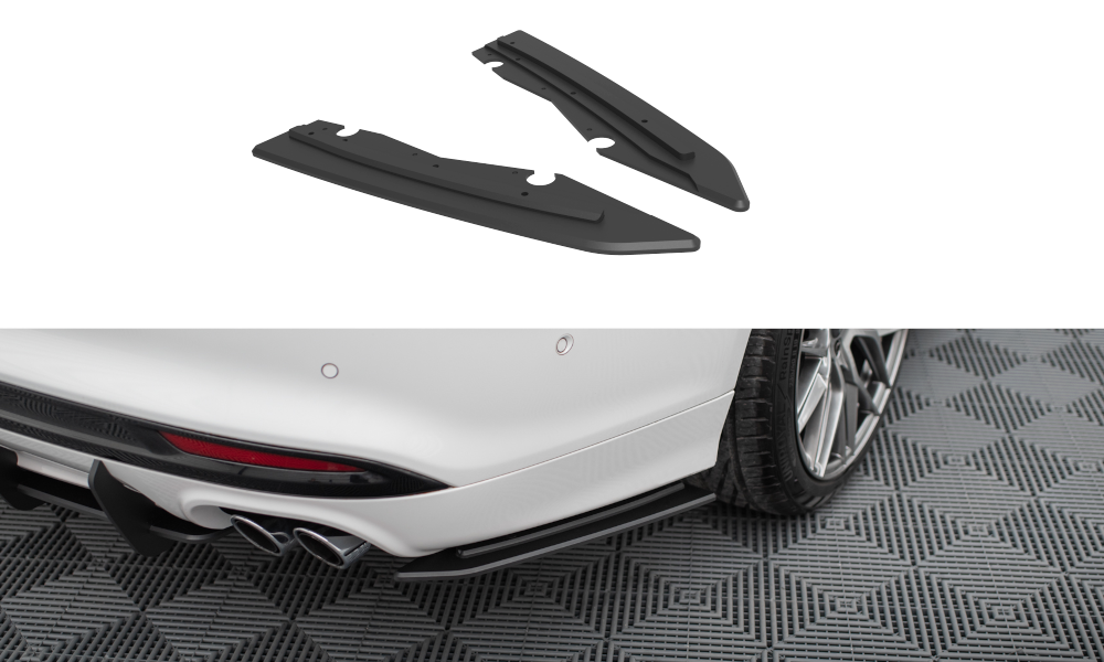 Street Pro Heck Ansatz Flaps Diffusor passend für Ford Mondeo Sport Mk5 Facelift / Fusion Sport Mk2 Facelift – Ansicht 2