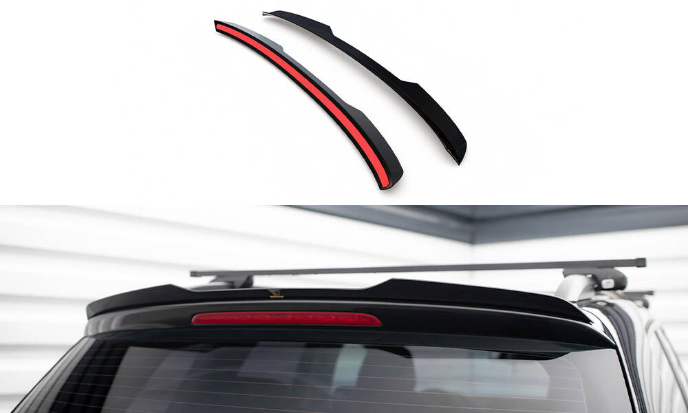 Heckspoiler Lippe VW Touareg Mk2 schwarz Hochglanz – Ansicht 2