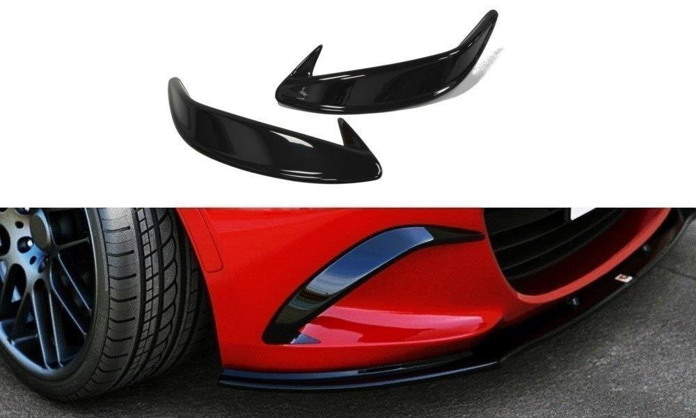Nebelleuchten Abdeckung passend für Mazda MX-5 ND (Mk4) schwarz Hochglanz – Ansicht 2