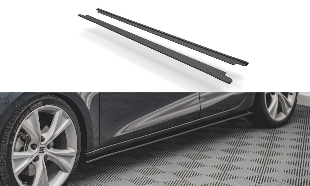 Street Pro Street+ Seitenschweller Leisten passend für Seat Leon FR Mk4 – Ansicht 2