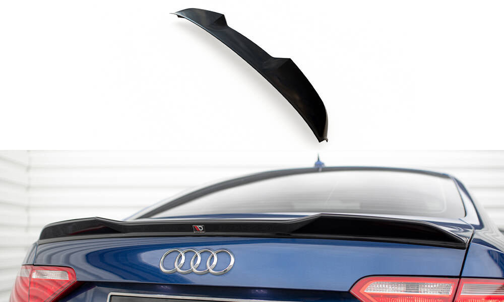 Heckspoiler Lippe 3D Audi A5 Coupe 8T schwarz Hochglanz – Ansicht 2