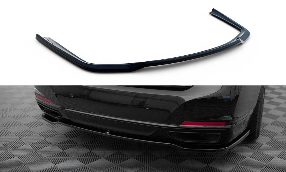 Heckansatz BMW 7 G11 / G12 Facelift schwarz Hochglanz – Ansicht 2