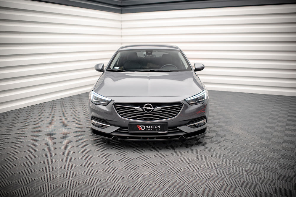 Street+ Spoilerlippe Front Ansatz V.1 passend für Opel Insignia Mk2 schwarz Hochglanz – Ansicht 3