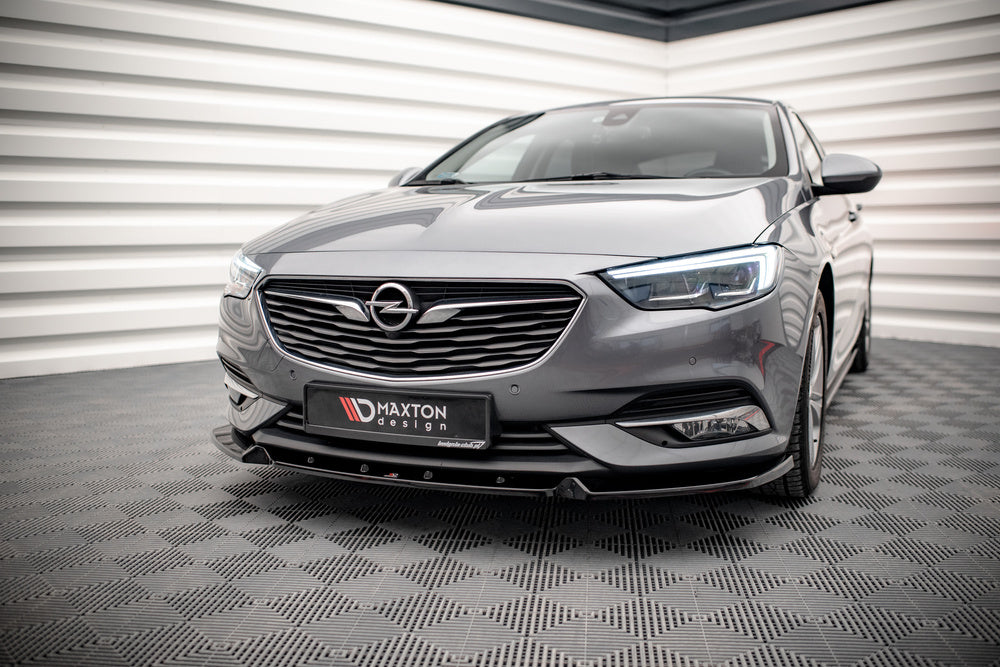 Street+ Spoilerlippe Front Ansatz V.1 passend für Opel Insignia Mk2 schwarz Hochglanz – Ansicht 4