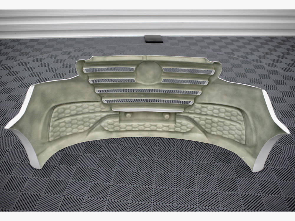 Front Stoßstange + Splitter Mercedes-Benz Sprinter Mk3 schwarz Hochglanz – Ansicht 8
