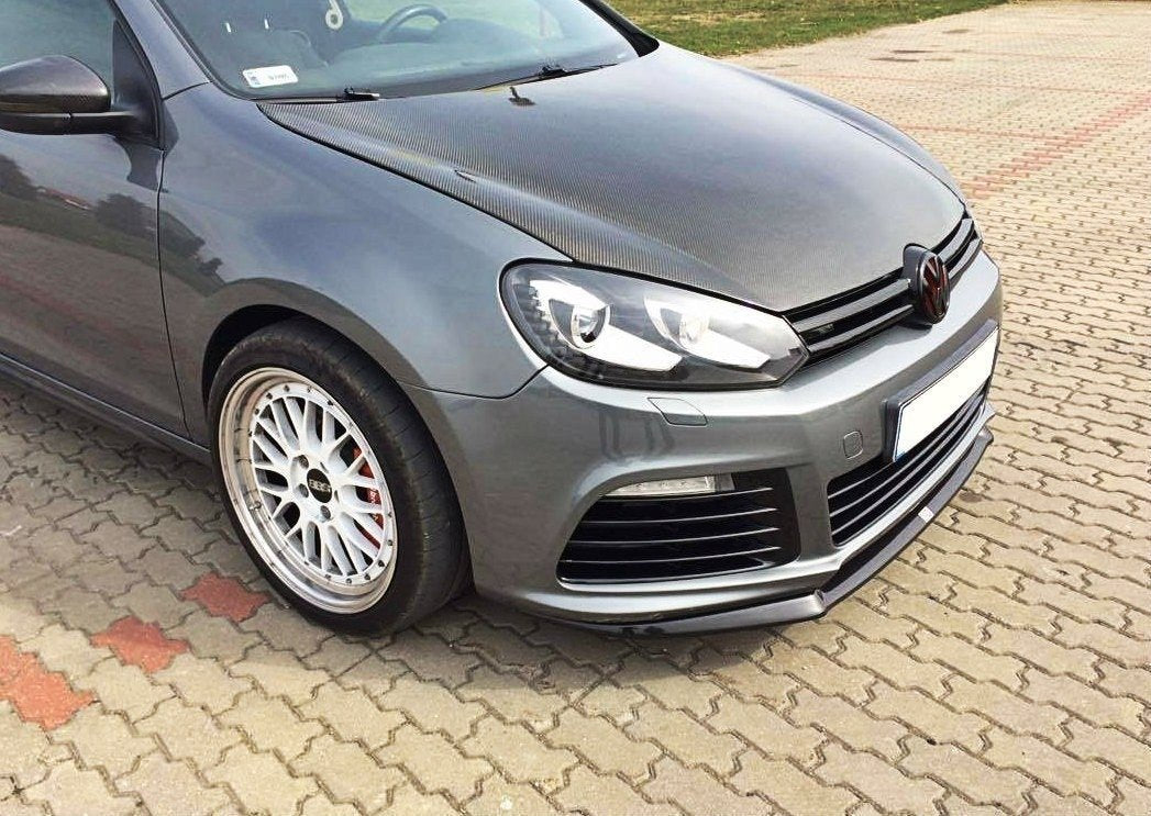 Street+ Spoilerlippe Front Ansatz passend für VW GOLF 6 schwarz Hochglanz – Ansicht 3