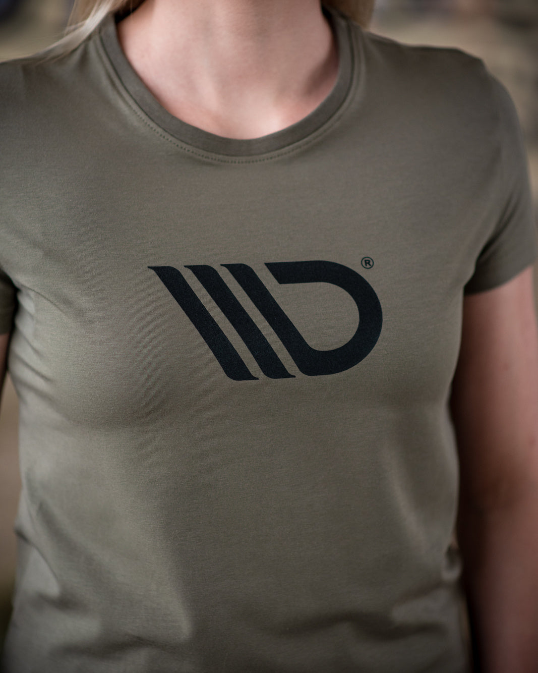Womens Khaki T-shirt – Ansicht 5