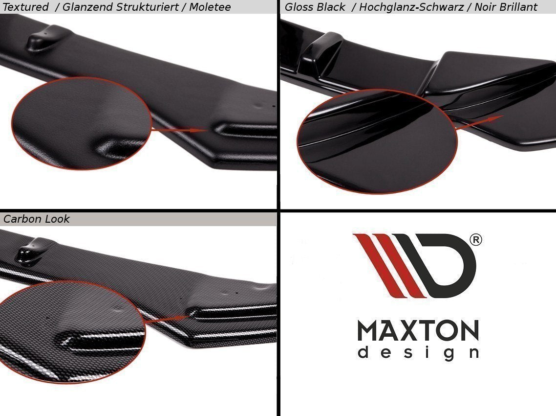 Heck Ansatz Flaps Diffusor passend für passend für Fiat Punto Evo Abarth schwarz Hochglanz schwarz Hochglanz – Ansicht 8