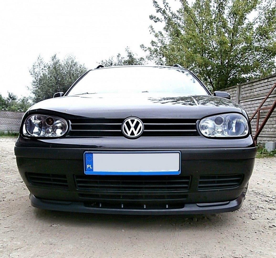 Street+ Spoilerlippe Front Ansatz passend für VW GOLF 4 schwarz Hochglanz – Ansicht 3