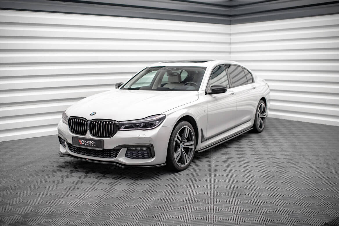 Street+ Seitenschweller Leisten passend für V.1 passend für BMW 7 Lang M-Paket G12 schwarz Hochglanz – Ansicht 5