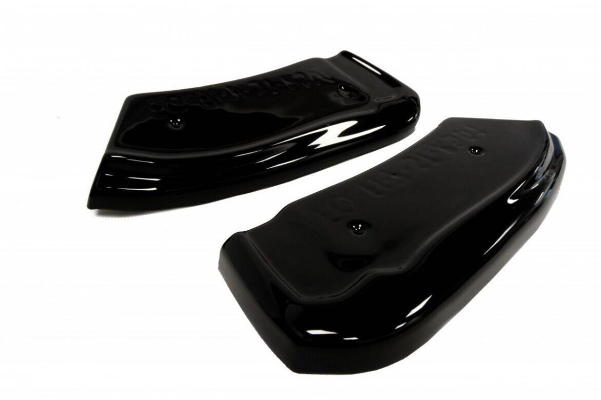 Heck Ansatz Flaps Diffusor passend für FORD FIESTA MK7 ST / STLINE / ZETEC S schwarz Hochglanz – Ansicht 5