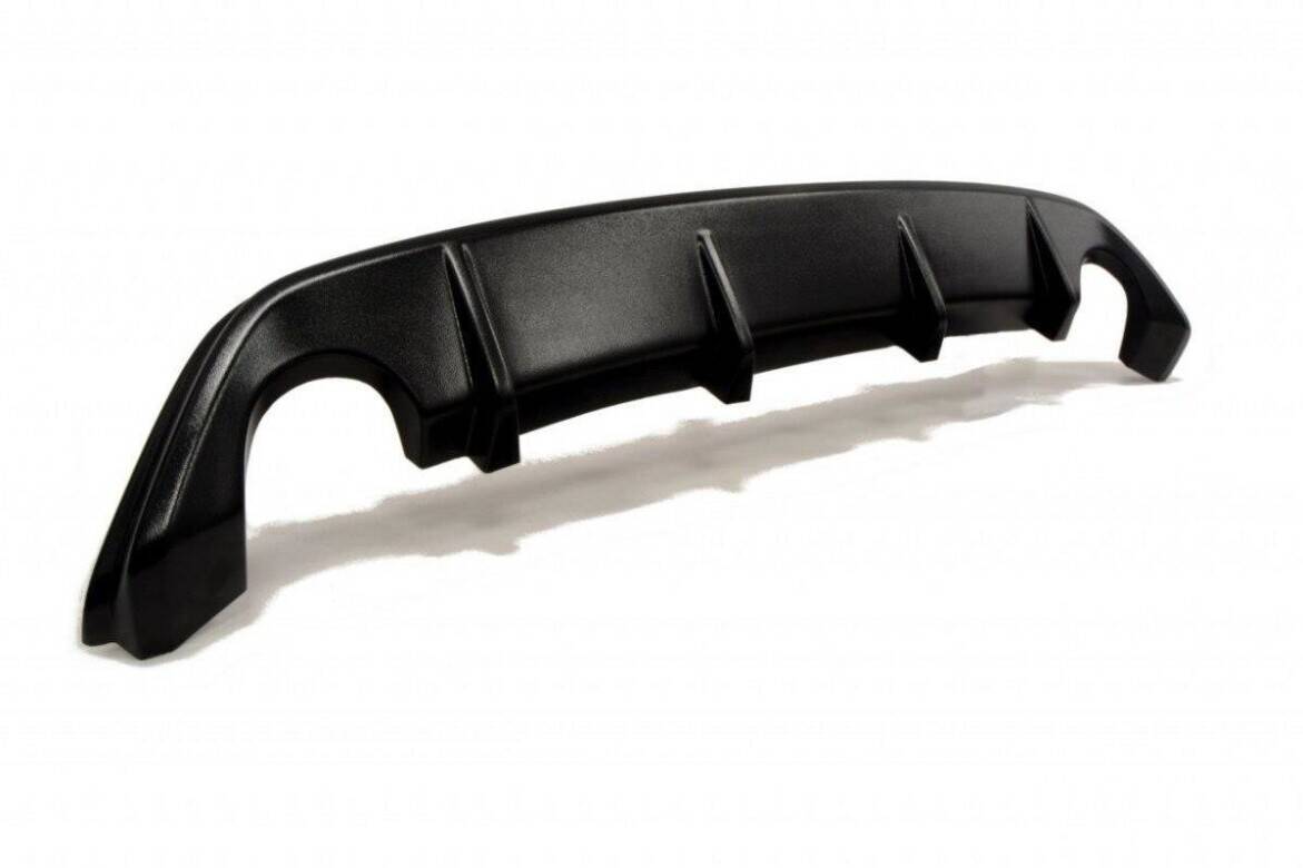 Diffusor Heck Ansatz passend für Ford Focus ST Mk2 schwarz Hochglanz – Ansicht 4