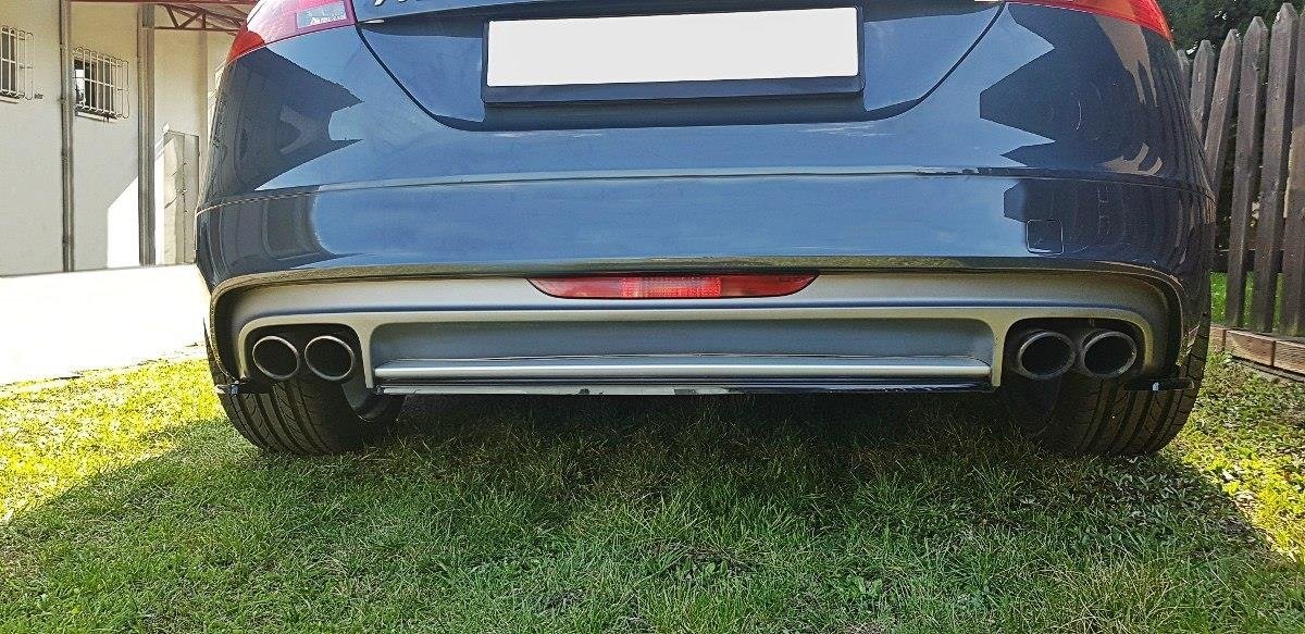 Heckansatz Audi TT S Mk2 (8J) schwarz Hochglanz – Ansicht 1