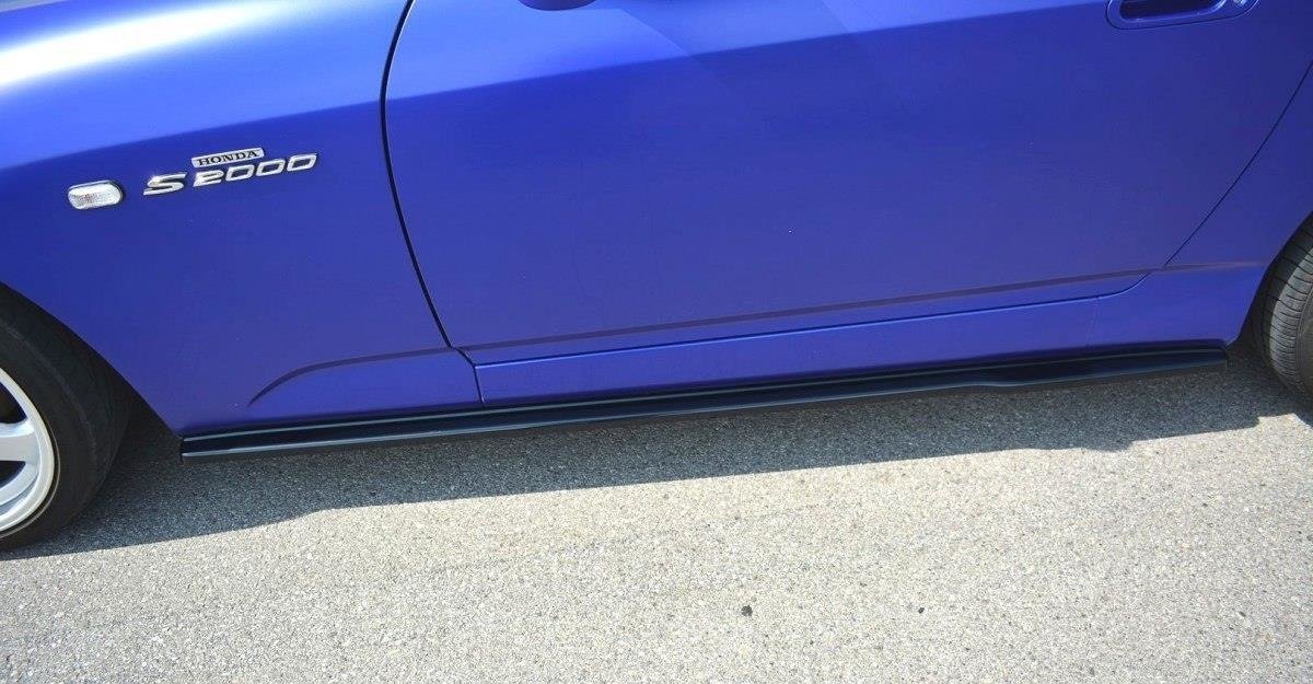 Street+ Seitenschweller Leisten passend für HONDA S2000 schwarz Hochglanz – Ansicht 3