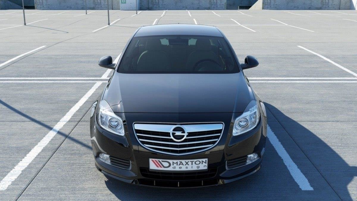 Street+ Spoilerlippe Front Ansatz passend für OPEL INSIGNIA OPC LINE NÜRBURG schwarz Hochglanz – Ansicht 1