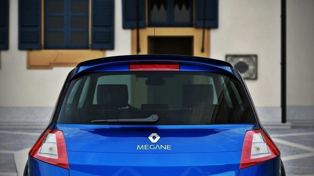 Heckspoiler Lippe RENAULT MEGANE II RS R26 schwarz Hochglanz – Ansicht 1
