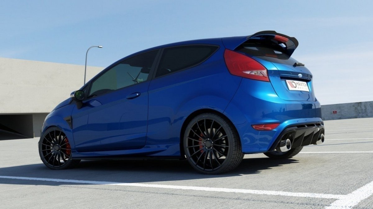 Heckspoiler Lippe Ford Fiesta ST-Line Mk7 schwarz Hochglanz – Ansicht 5
