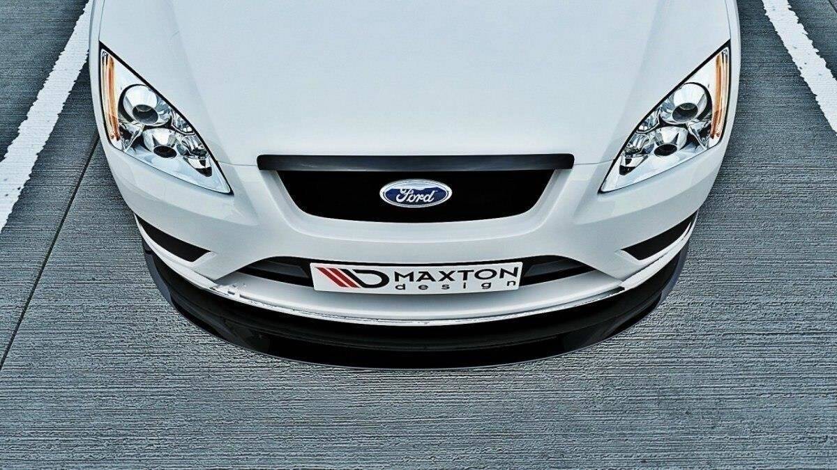Kühlergrill Blende passend für Ford Focus Mk2 schwarz Hochglanz – Ansicht 2
