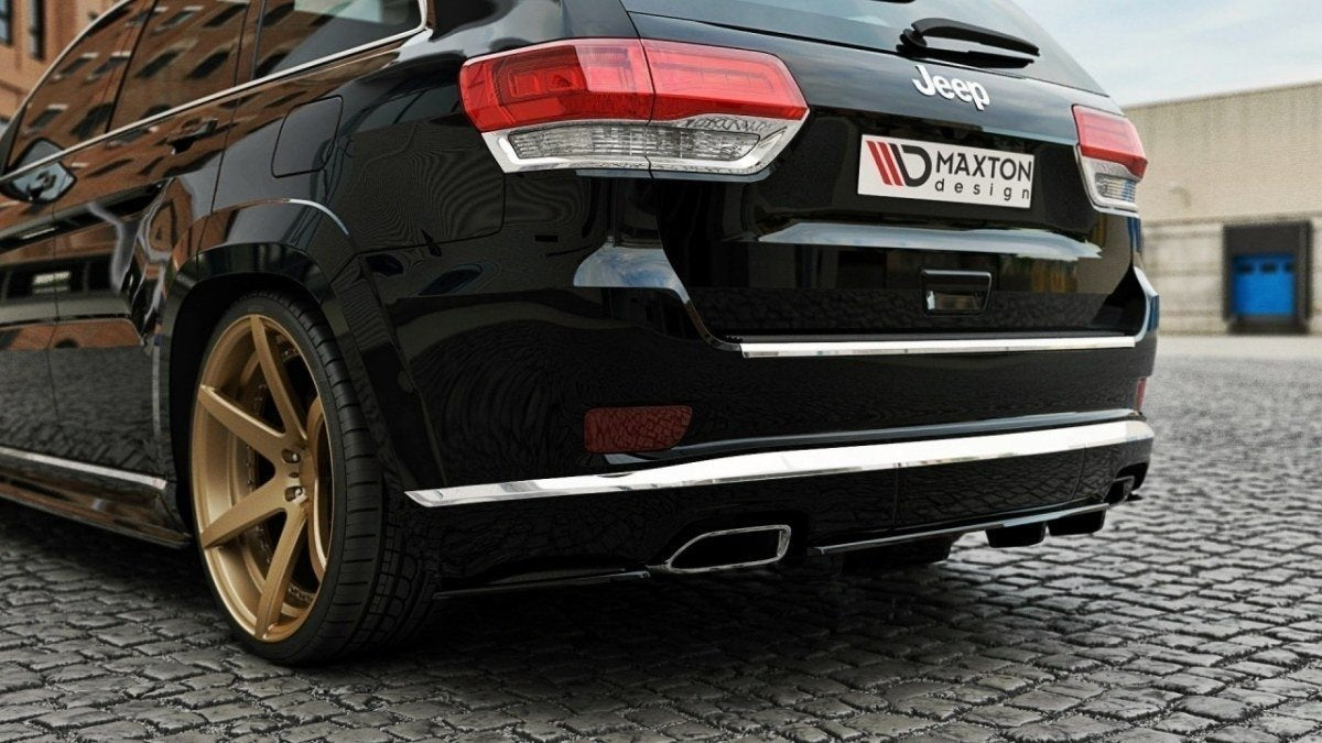 Heckansatz Jeep Grand Cherokee WK2 Summit Facelift DTM LOOK schwarz Hochglanz – Ansicht 3