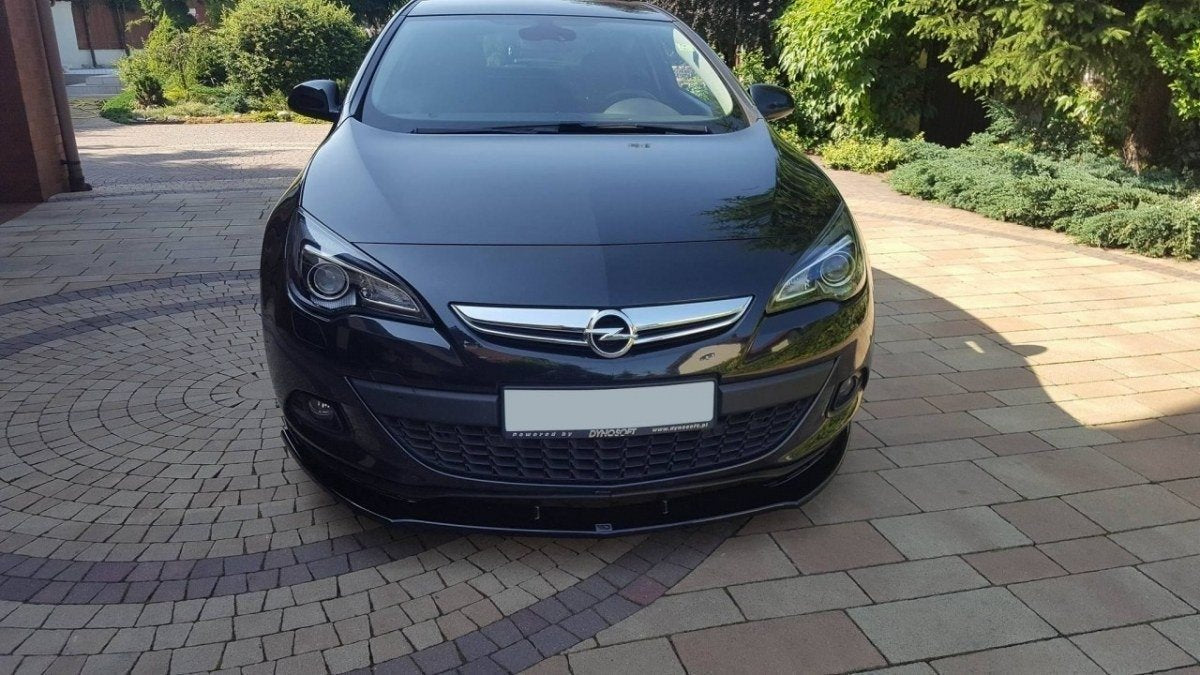 Street+ Spoilerlippe Front Ansatz passend für OPEL ASTRA GTC schwarz Hochglanz – Ansicht 3
