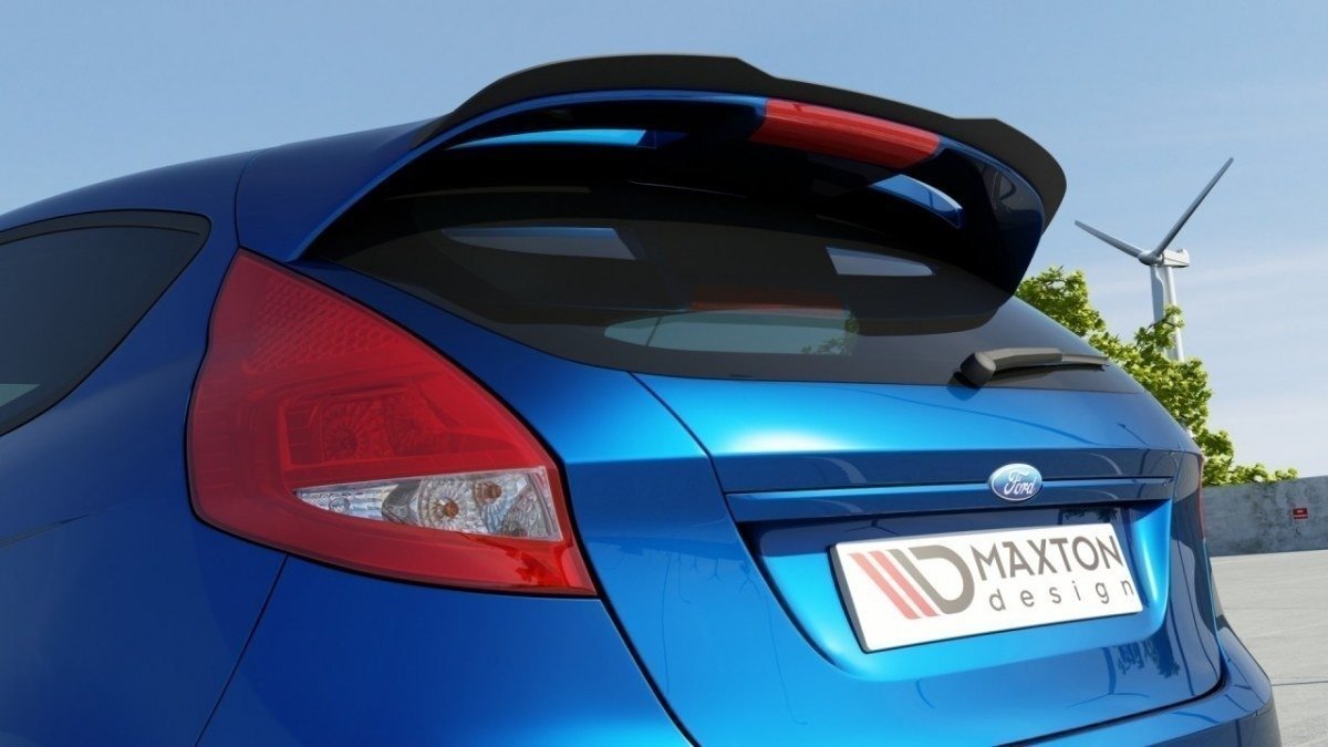 Heckspoiler Lippe Ford Fiesta ST-Line Mk7 schwarz Hochglanz – Ansicht 4