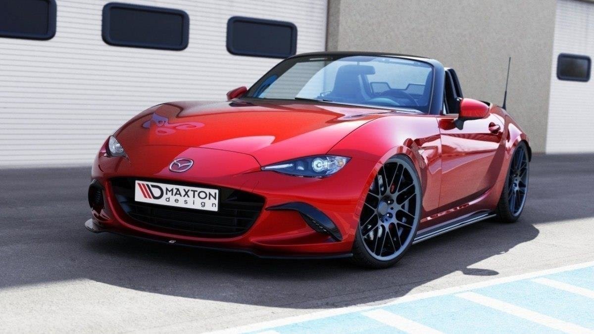 Nebelleuchten Abdeckung passend für Mazda MX-5 ND (Mk4) schwarz Hochglanz – Ansicht 3