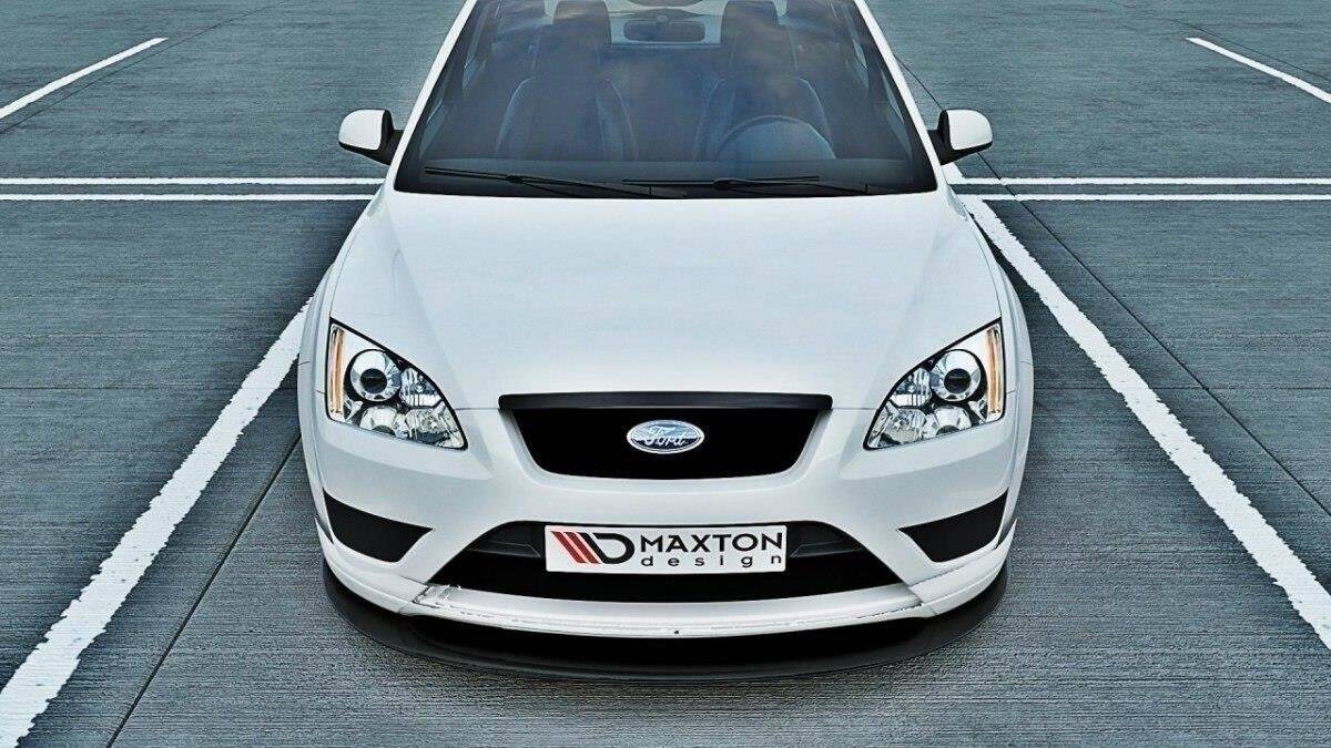 Kühlergrill Blende passend für Ford Focus Mk2 schwarz Hochglanz – Ansicht 3