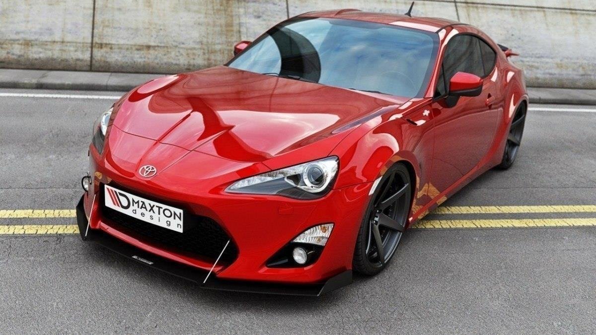 Racing Street+ Spoilerlippe Front Ansatz passend für TOYOTA GT86 mit Wings – Ansicht 3