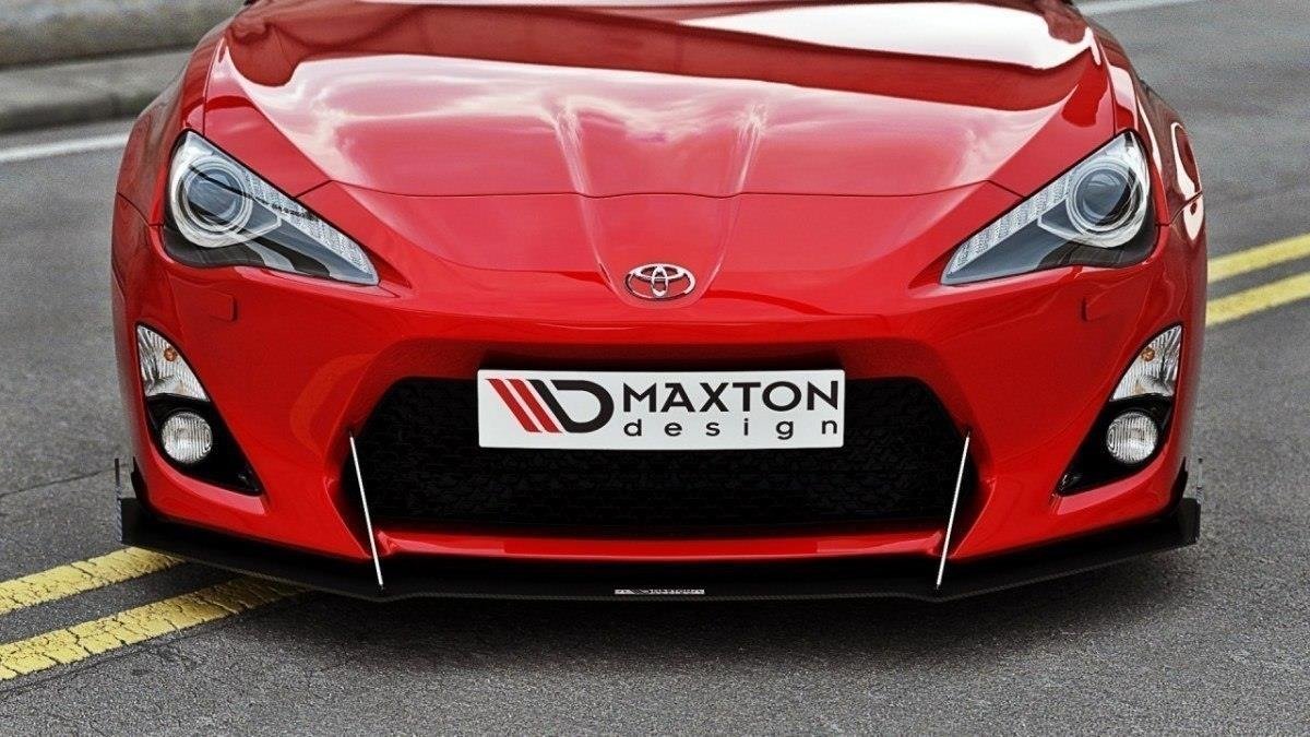Racing Street+ Spoilerlippe Front Ansatz passend für TOYOTA GT86 mit Wings – Ansicht 1