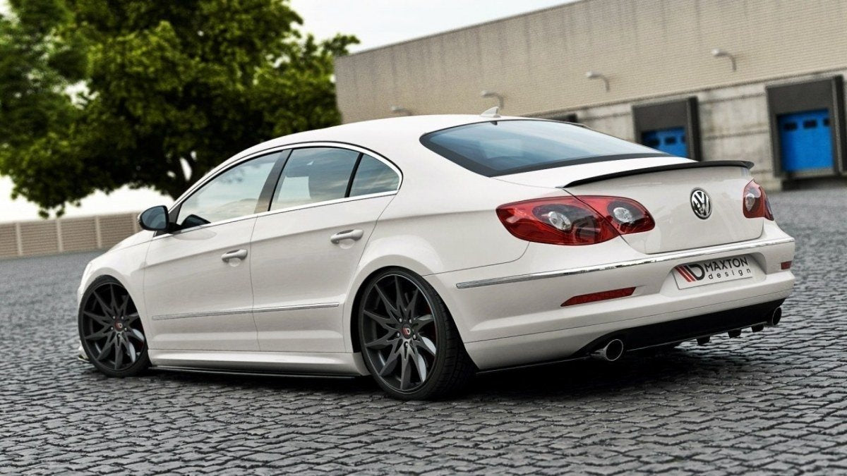 Heckansatz VW Passat CC R36 RLINE (vor Facelift) DTM LOOK schwarz Hochglanz – Ansicht 1