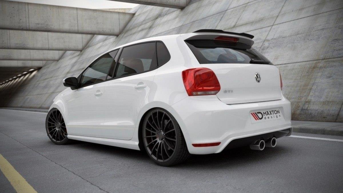 Heckspoiler Lippe VW Polo GTI / R-Line Mk5  schwarz Hochglanz – Ansicht 4