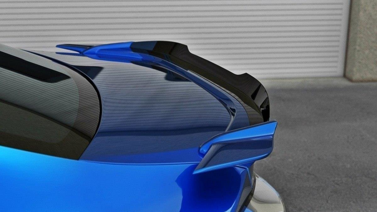 Heckspoiler Lippe Subaru BRZ Mk1 / Mk1 Facelift / Toyota GT86 Mk1 / Mk1 Facelift schwarz Hochglanz – Ansicht 1