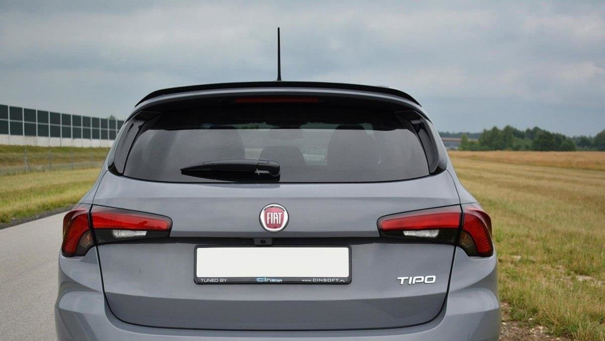 Heckspoiler Lippe Fiat Tipo S-Design SW schwarz Hochglanz – Ansicht 2