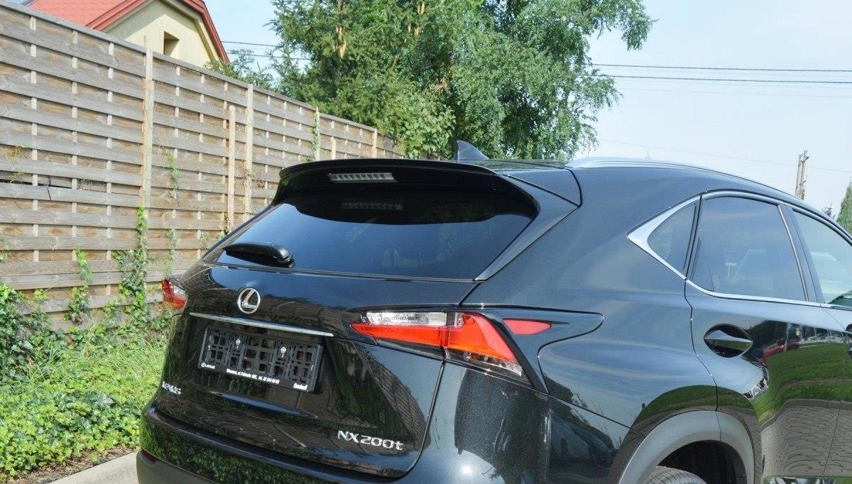 Heckspoiler Lippe Lexus NX Preface/Facelift schwarz Hochglanz – Ansicht 3