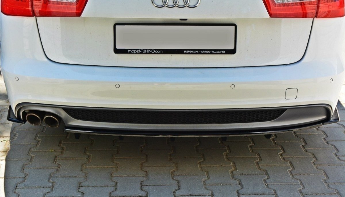 Heckansatz Audi A6 S-Line Avant C7 schwarz Hochglanz – Ansicht 4