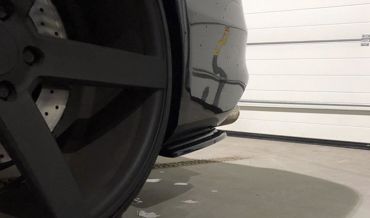 Heck Ansatz Flaps Diffusor passend für Audi S4 B8 FL schwarz Hochglanz – Ansicht 3