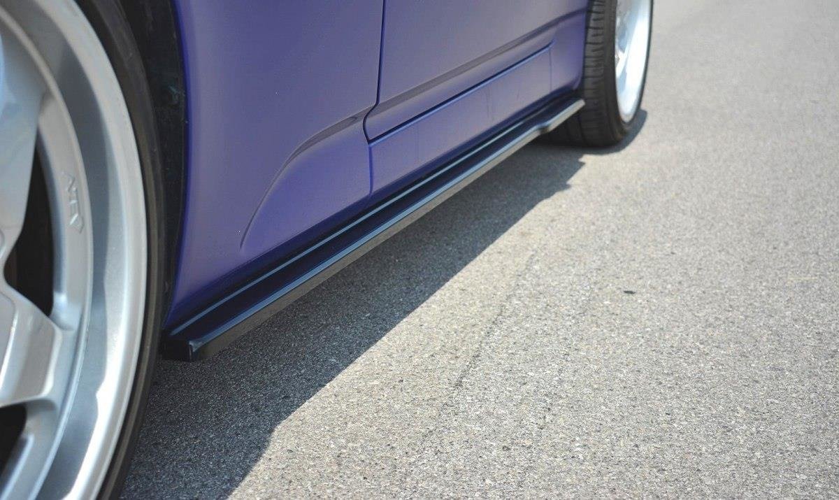 Street+ Seitenschweller Leisten passend für HONDA S2000 schwarz Hochglanz – Ansicht 2