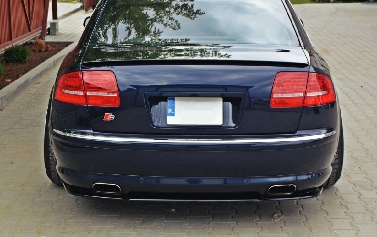 Heckansatz Audi A8 W12 D3 DTM LOOK schwarz Hochglanz – Ansicht 3