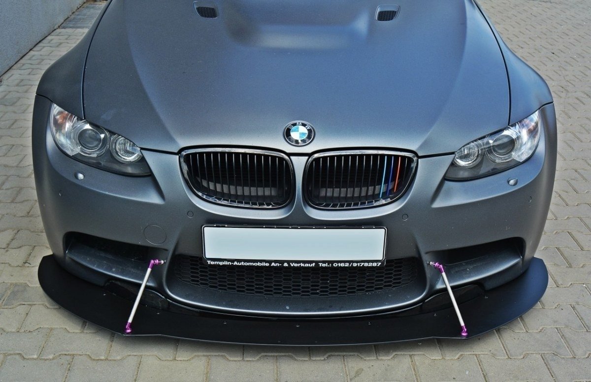 Racing Street+ Spoilerlippe Front Ansatz passend für BMW M3 E92 / E93 (vor Facelift) – Ansicht 3