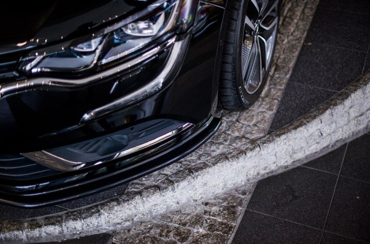 Street+ Spoilerlippe Front Ansatz passend für Renault Talisman  schwarz Hochglanz – Ansicht 5