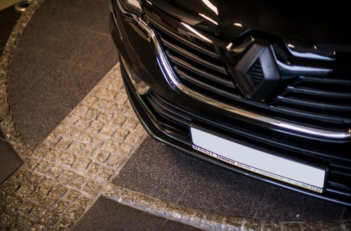 Street+ Spoilerlippe Front Ansatz passend für Renault Talisman  schwarz Hochglanz – Ansicht 6