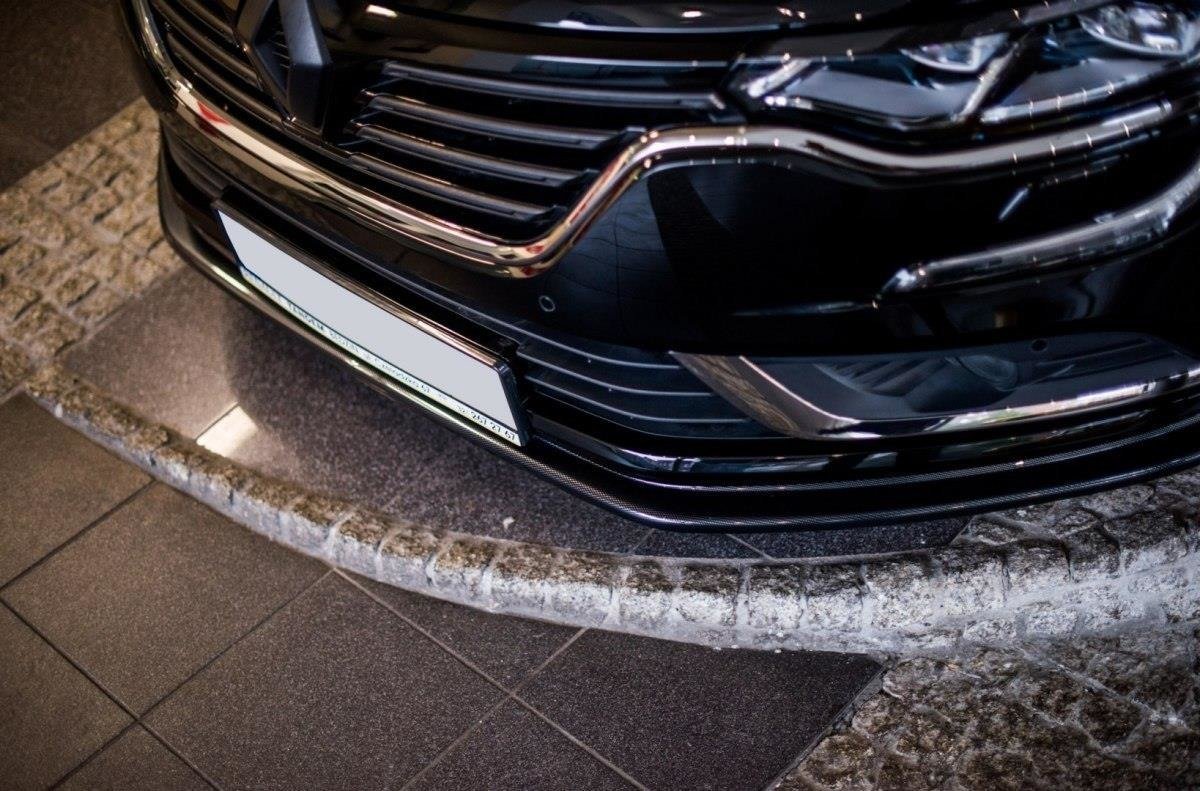 Street+ Spoilerlippe Front Ansatz passend für Renault Talisman  schwarz Hochglanz – Ansicht 4