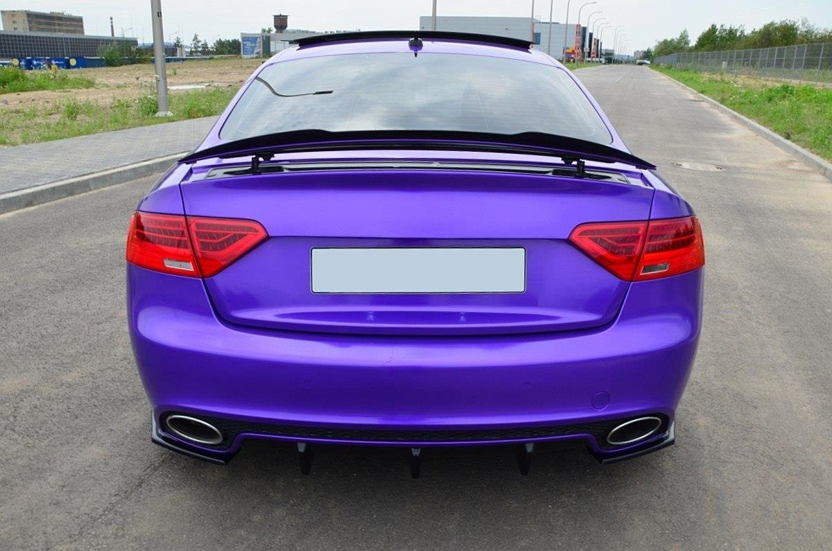 Heckspoiler Lippe Audi RS5 Mk1 8T Facelift schwarz Hochglanz – Ansicht 3