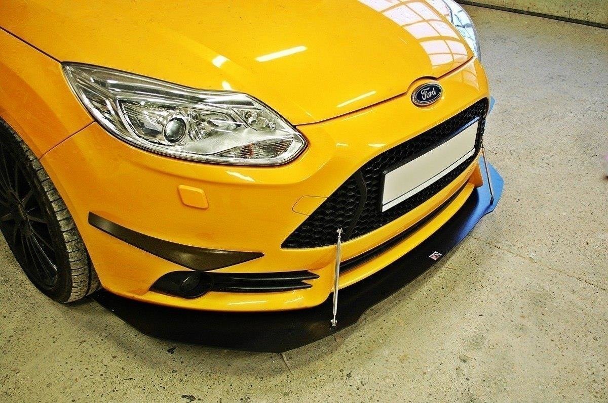 Sport Street+ Spoilerlippe Front Ansatz V.1 passend für Ford Focus ST Mk3 – Ansicht 1
