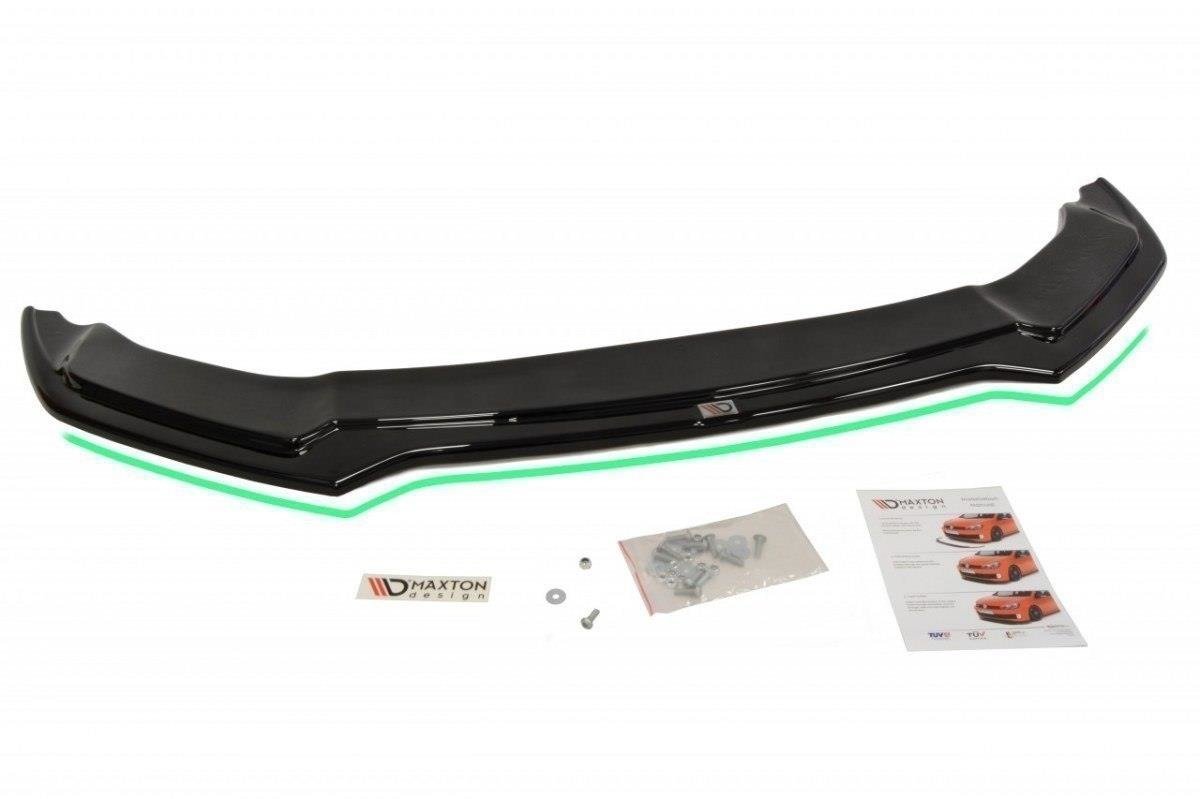 Street+ Spoilerlippe Front Ansatz V.2 passend für Audi TT RS 8J schwarz Hochglanz – Ansicht 5