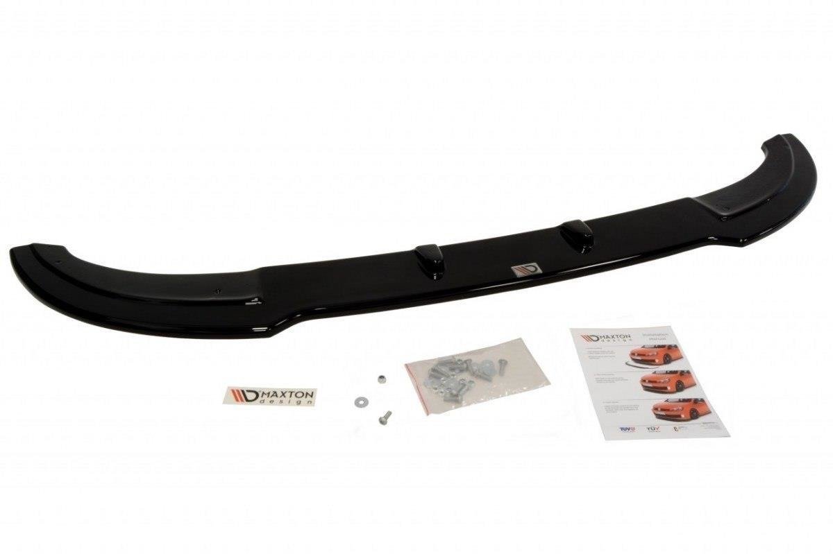 Street+ Spoilerlippe Front Ansatz V.1 passend für MINI COOPER R56 JCW schwarz Hochglanz – Ansicht 4