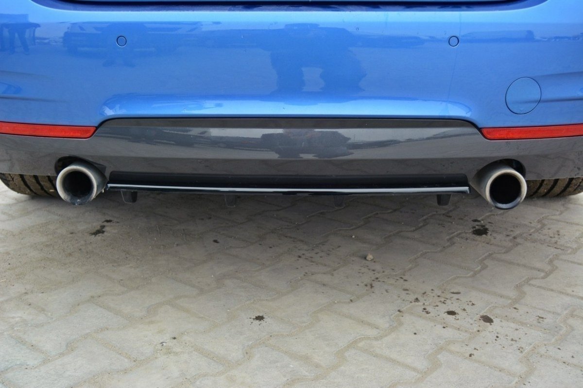 Heckansatz BMW 4er Coupe / Gran Coupe / Cabrio M-Paket F32 / F36 / F33 im DTM LOOK schwarz Hochglanz – Ansicht 1