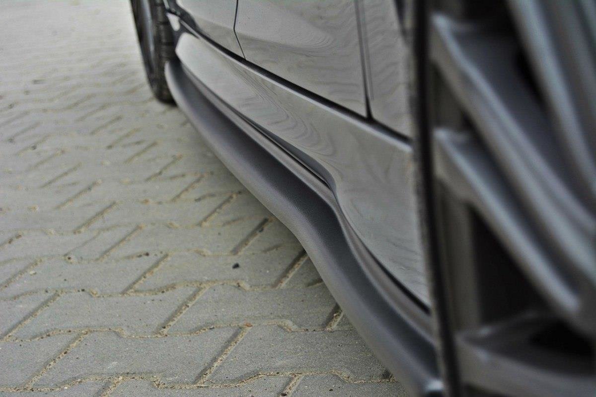 Street+ Seitenschweller Leisten passend für Ford Focus RS Mk3 schwarz Hochglanz – Ansicht 1