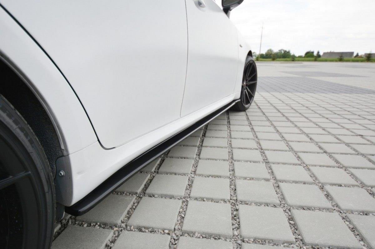 Street+ Seitenschweller Leisten passend für Lexus IS F-Sport Mk2 (XE20) Facelift schwarz Hochglanz – Ansicht 1