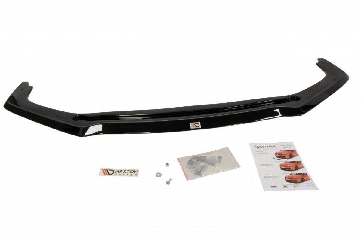 Street+ Spoilerlippe Front Ansatz passend für v.2 HONDA CIVIC IX TYPE R schwarz Hochglanz – Ansicht 6